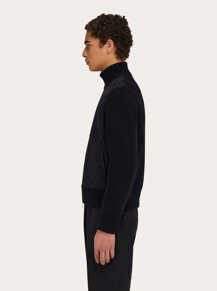 Knitted bomber jacket Gallery image 2