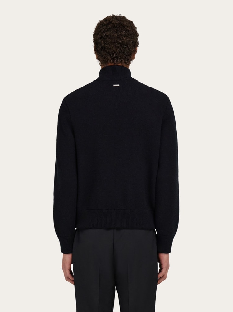Knitted bomber jacket Gallery image 3