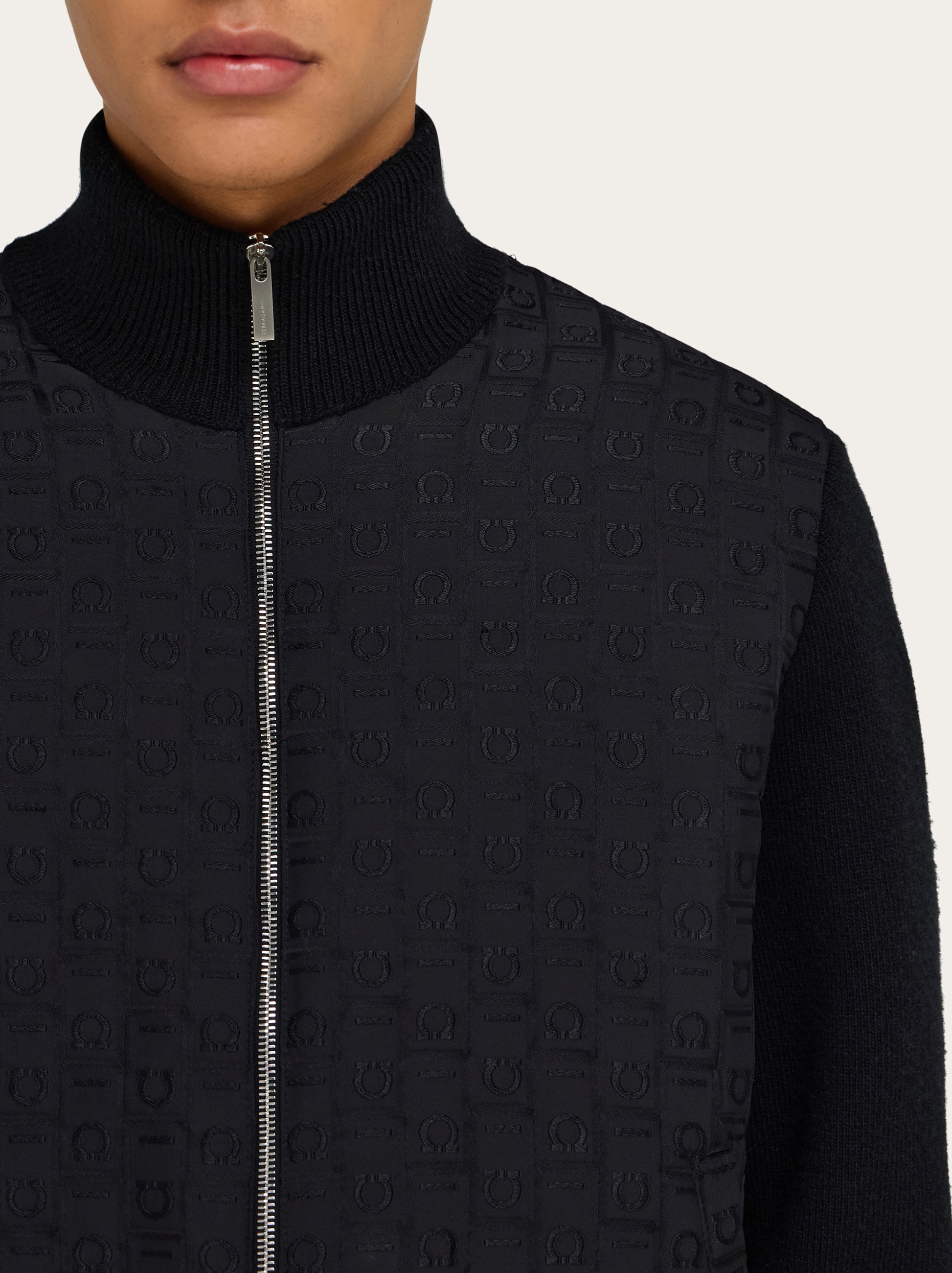 Knitted bomber jacket - Men | Ferragamo