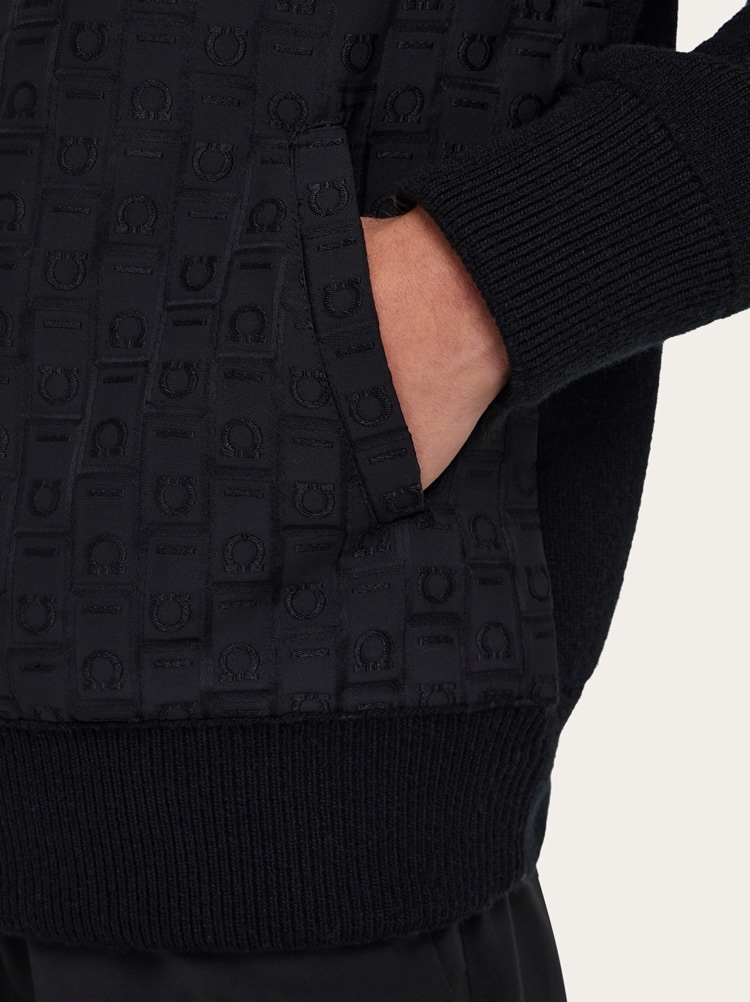 Knitted bomber jacket Gallery image 5