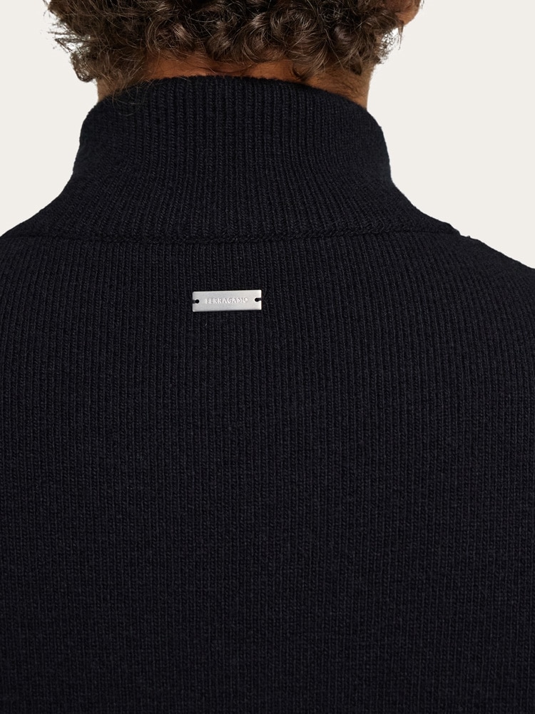 Knitted bomber jacket Gallery image 6
