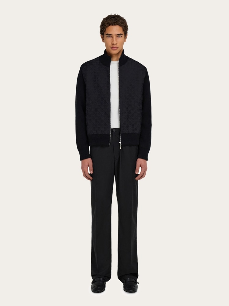 Knitted bomber jacket Gallery image 7