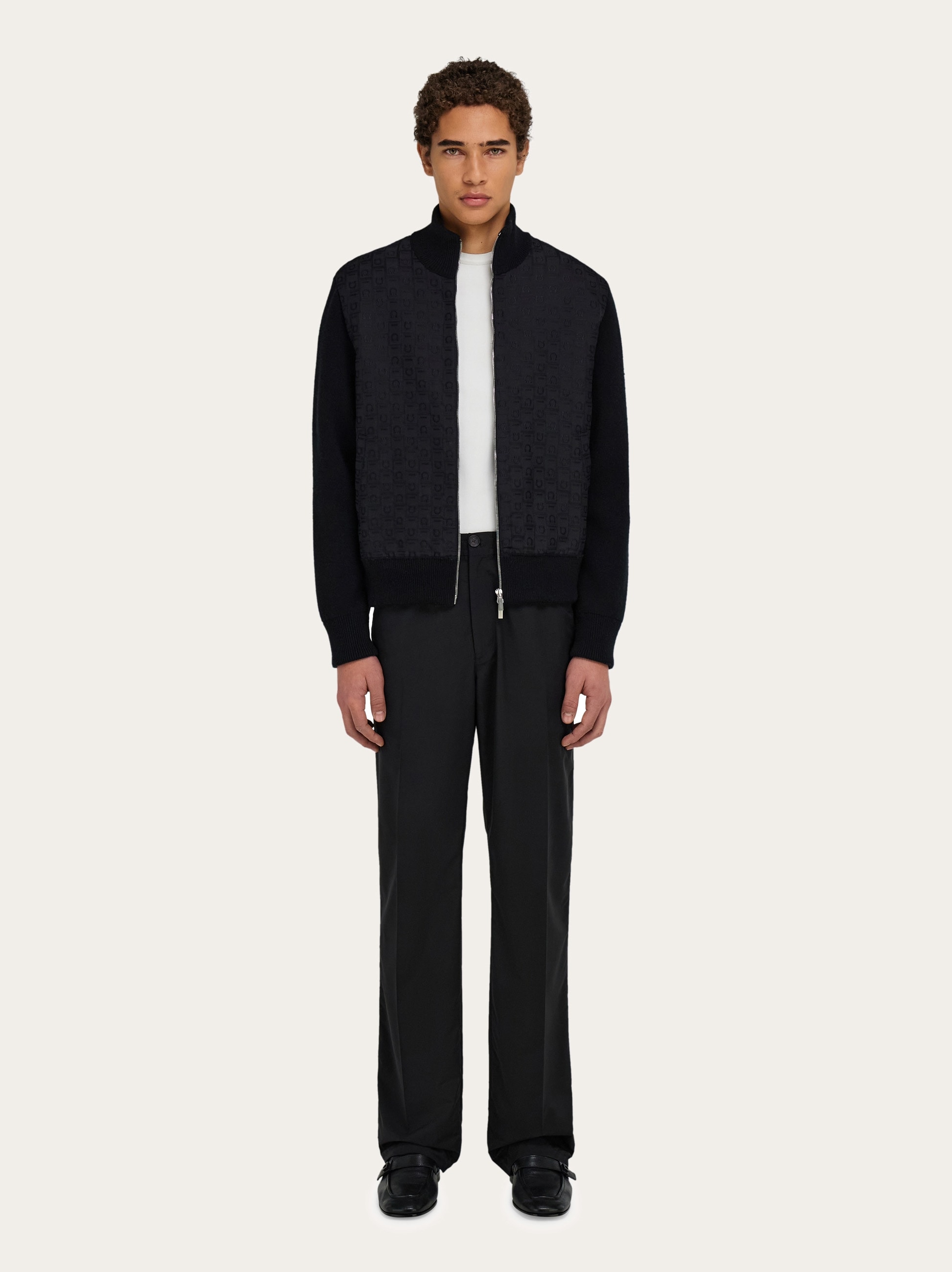 Knitted bomber jacket - Men | Ferragamo