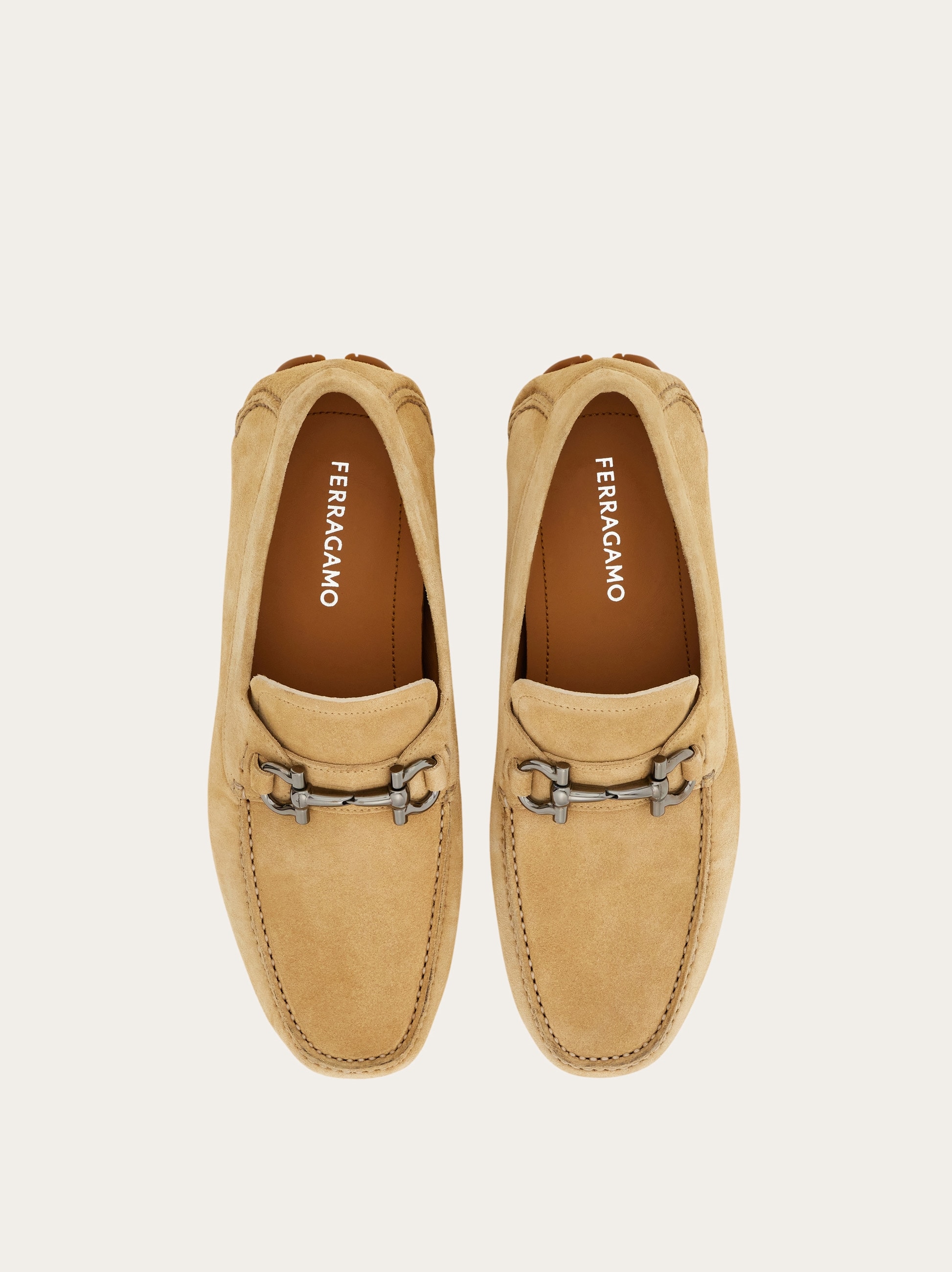 フェラガモ 91/2C Driver with Gancini ornament - Men | Ferragamo