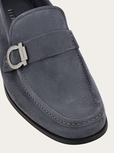 Loafer with Gancini ornament - Men | Ferragamo