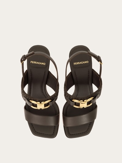 Sandal with Gancini ornament - Women | Ferragamo