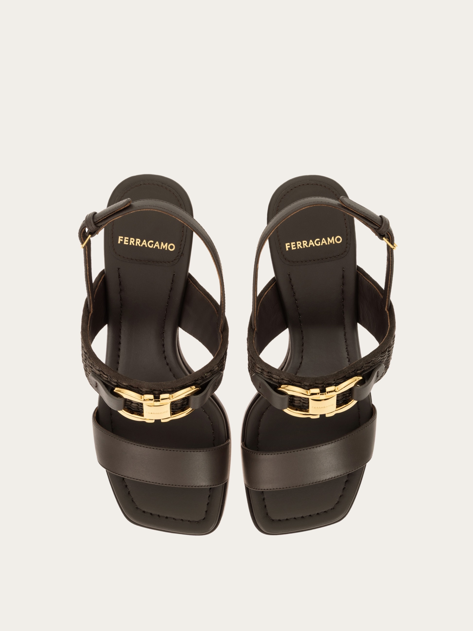 Sandal with Gancini ornament - Women | Ferragamo