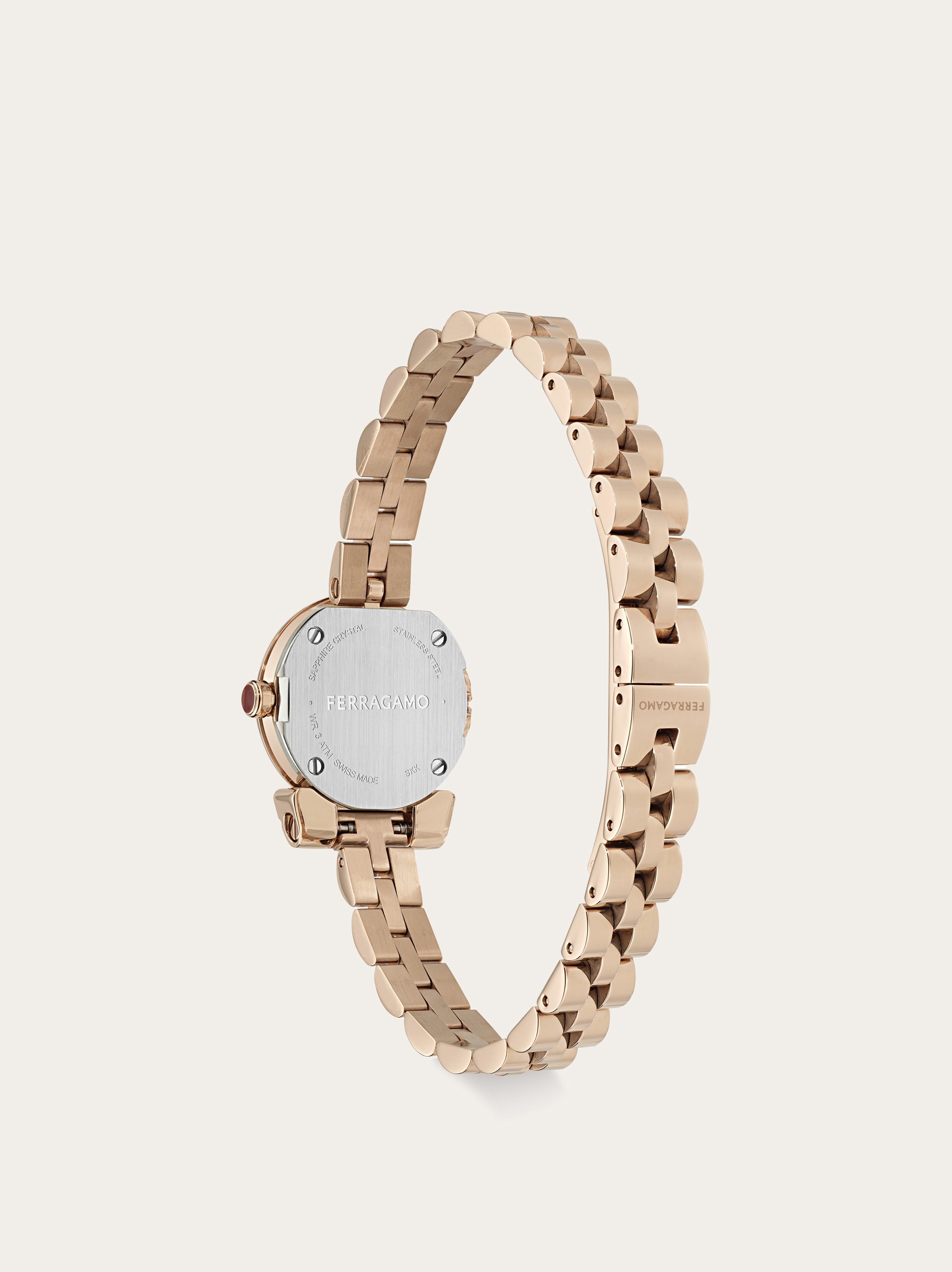 激安！Salvatore Ferragamo Gancino Bracelet Watch SFYA00621 Ferragamo Gancino Quartz Red Dial Ladies Watch SFYA00621