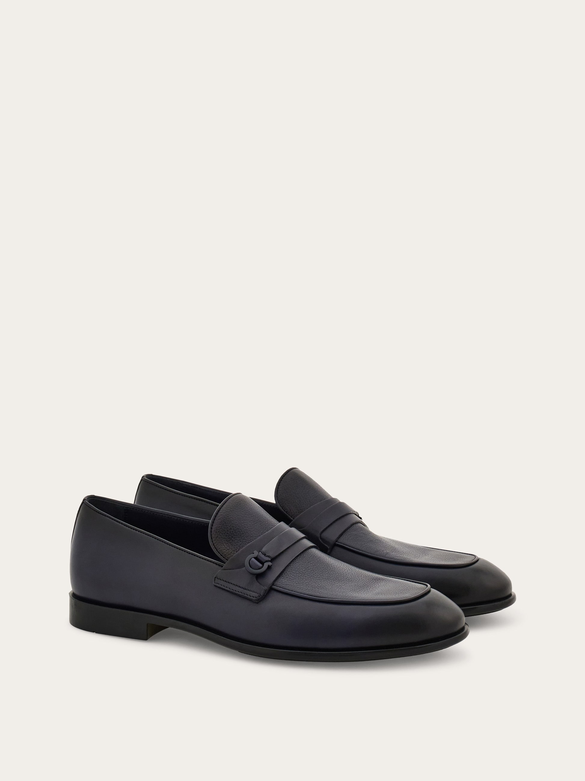 Loafer with Gancini ornament - Men | Ferragamo
