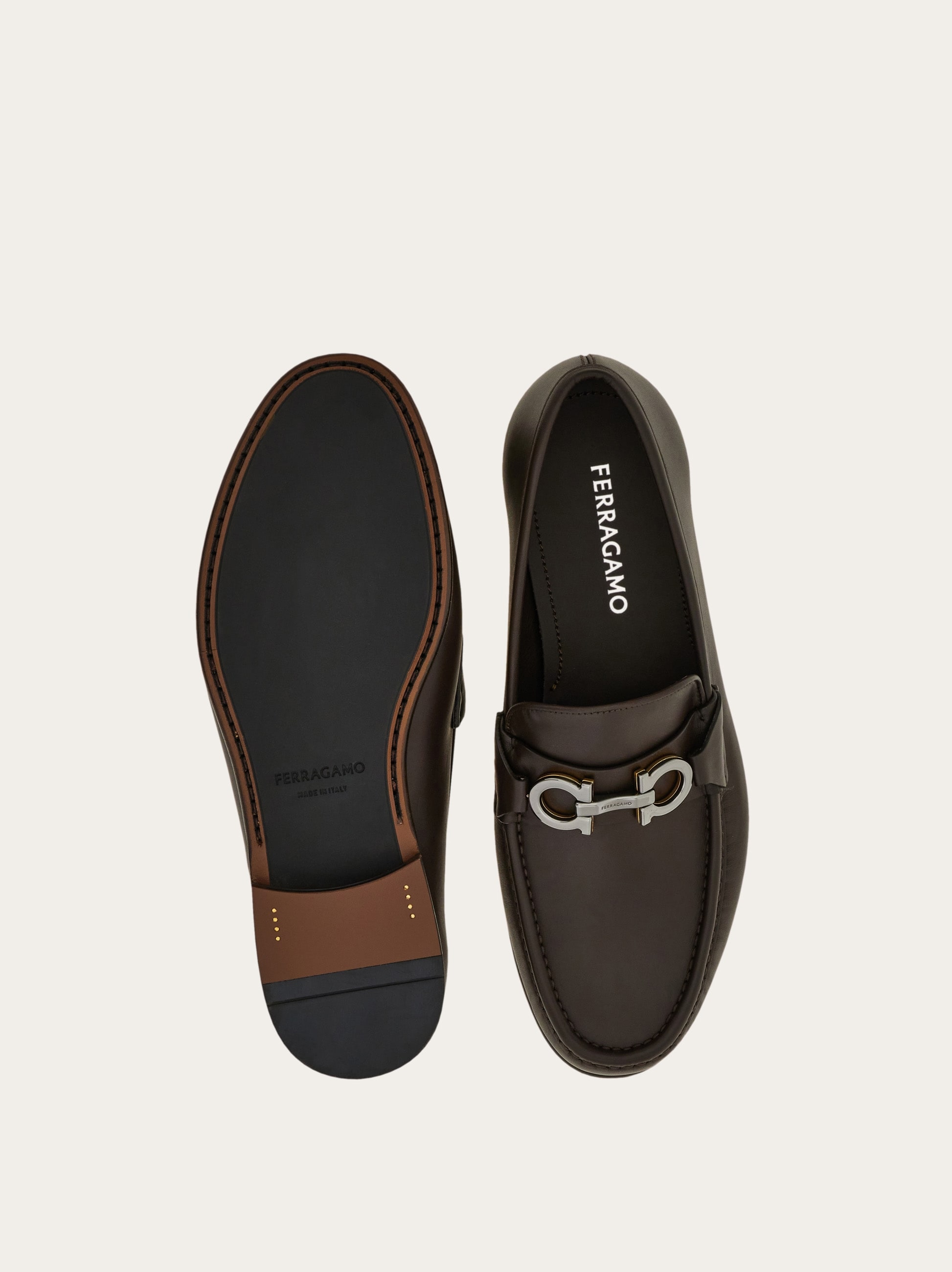 Gancini buckle loafer - Men | Ferragamo