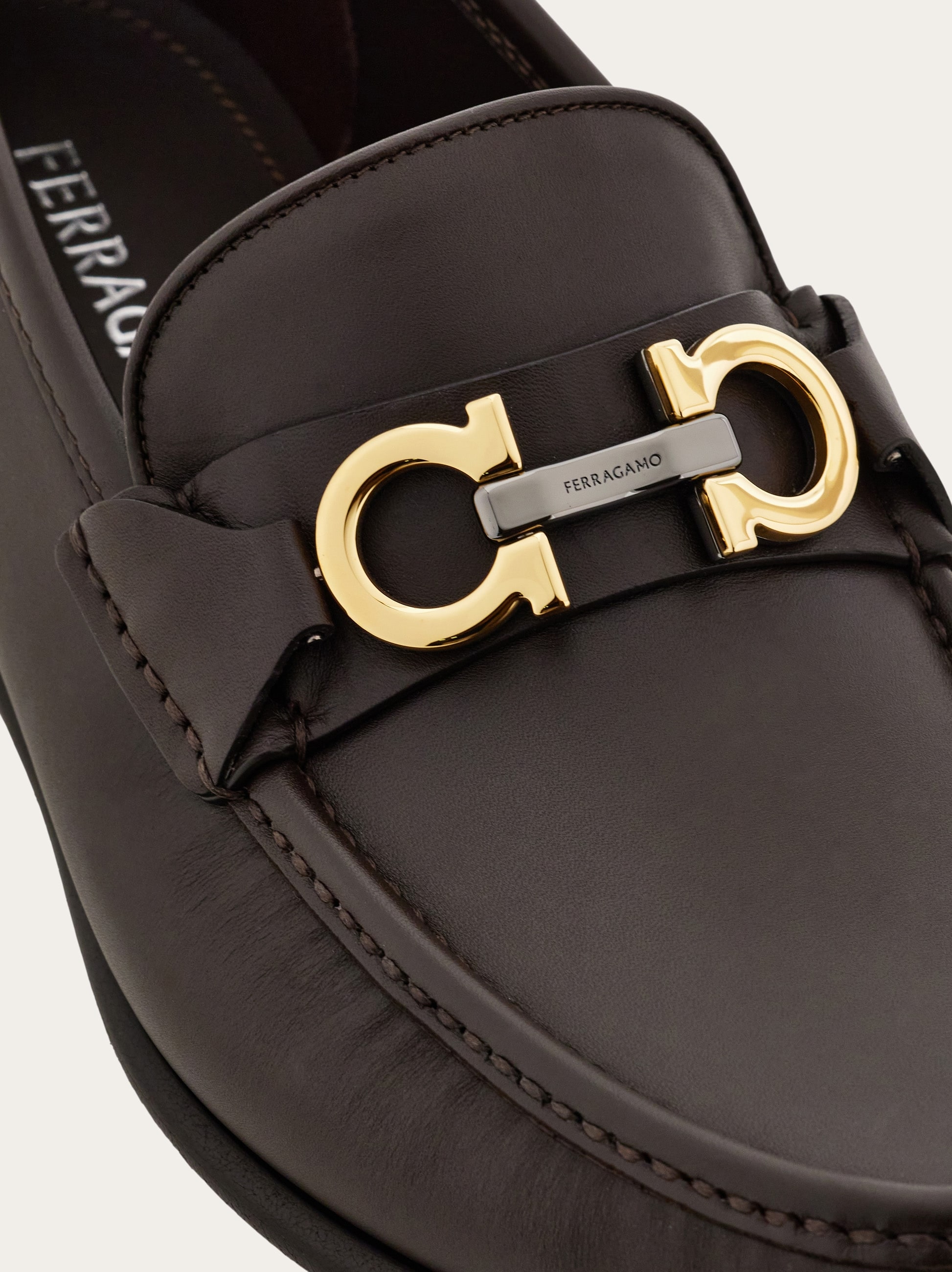 Gancini buckle loafer - Men | Ferragamo