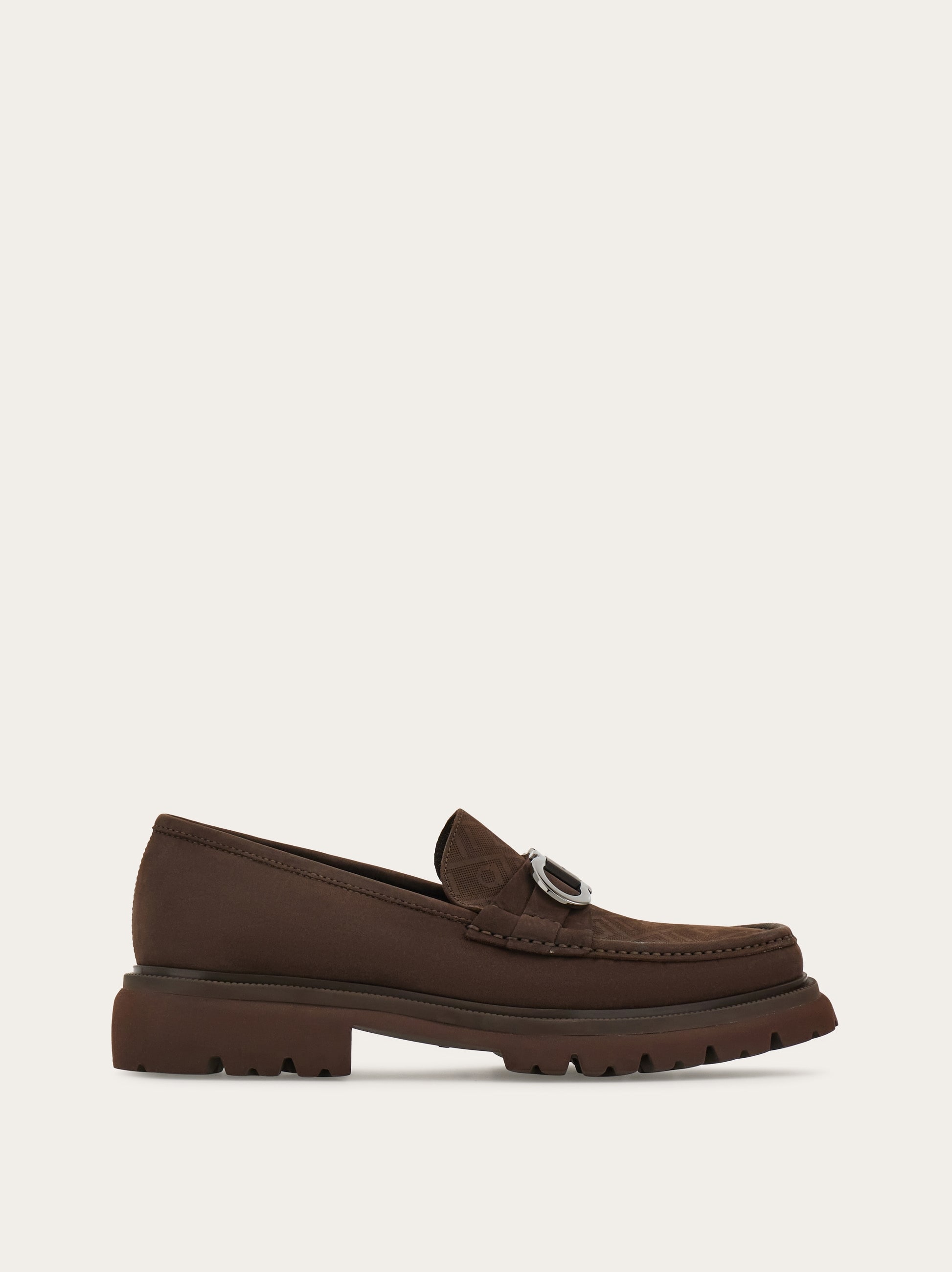 Moccasin with Gancini ornament - Men | Ferragamo