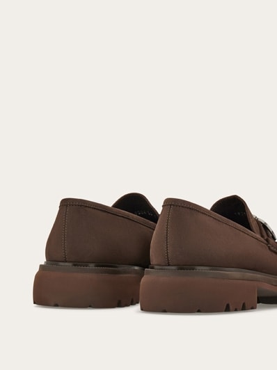 Loafer with Gancini ornament - Men | Ferragamo