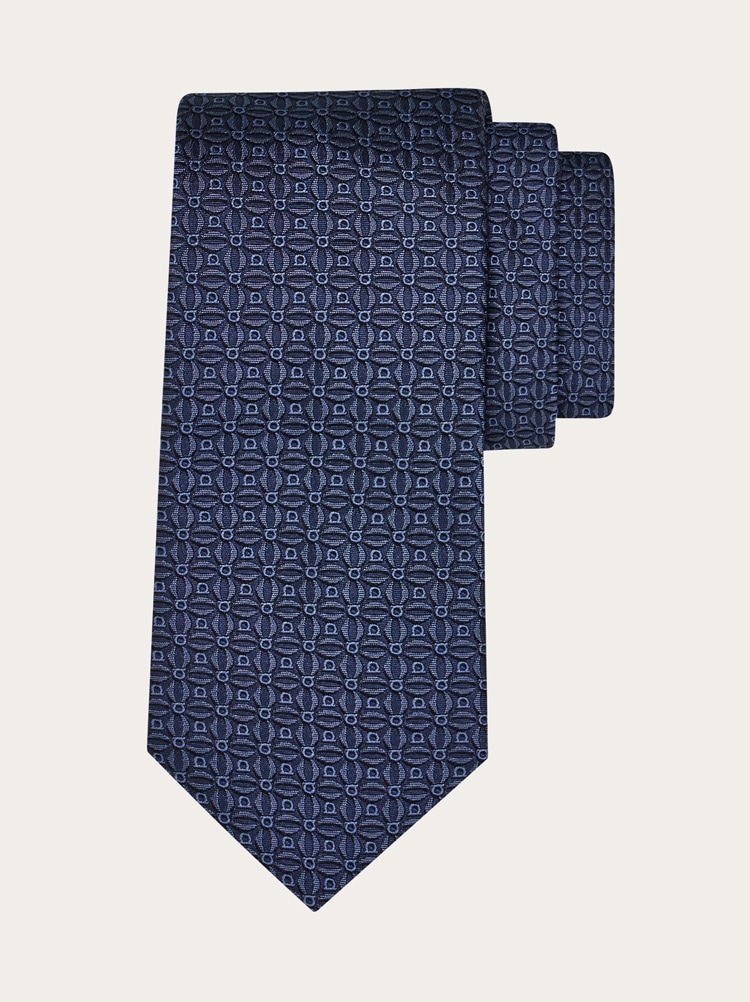 Jacquard-Krawatte mit Gancini-Motiv Gallery image 1