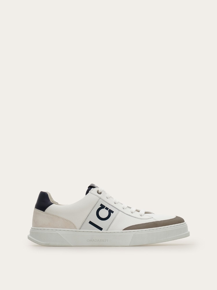 Low-top sneaker with Gancini detail Gallery image 1