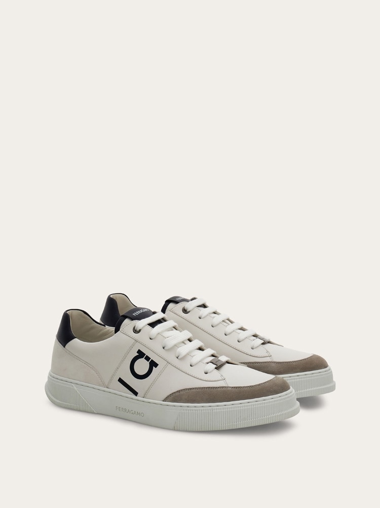 Low-top sneaker with Gancini detail Gallery image 2