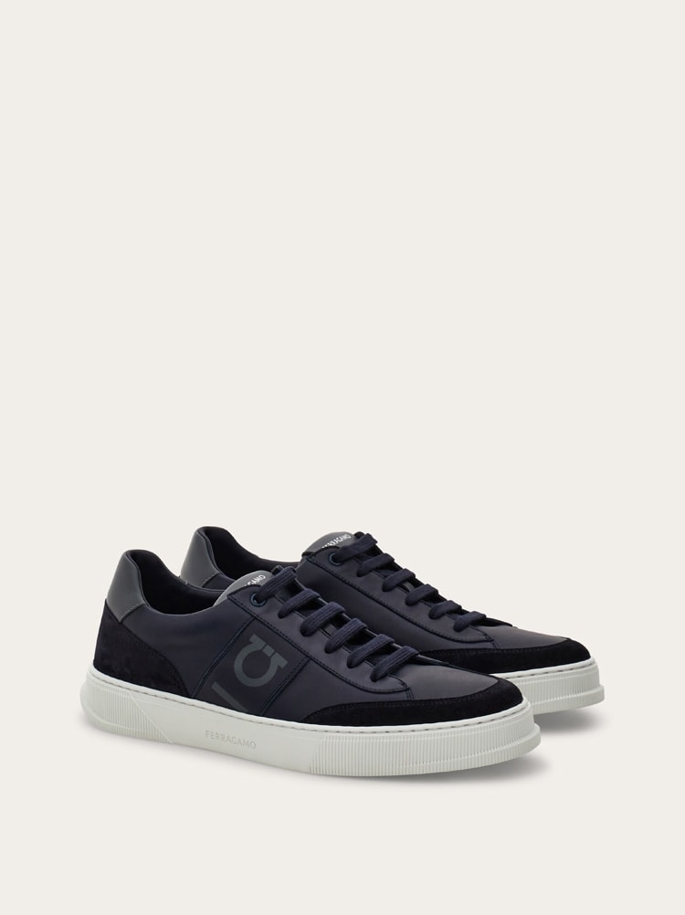 Low-top sneaker with Gancini detail Gallery image 2
