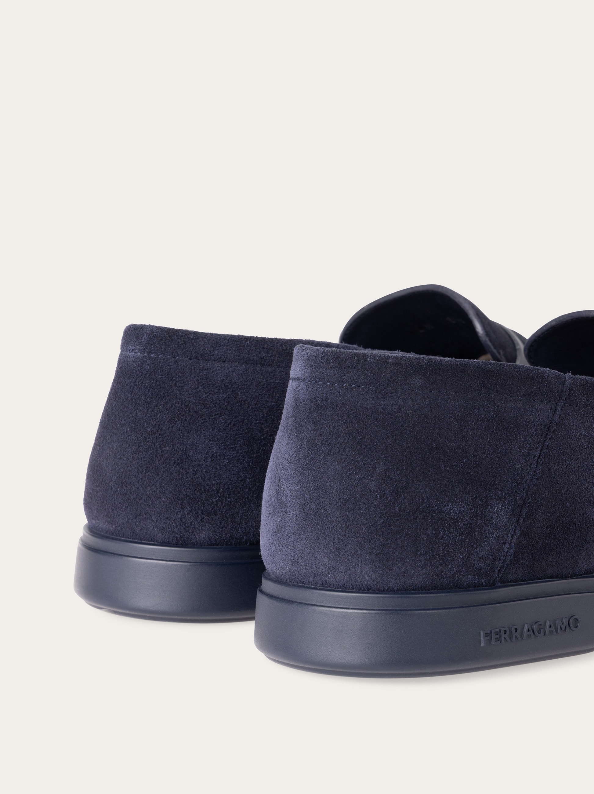 Deconstructed loafer with Gancini ornament - Men | Ferragamo