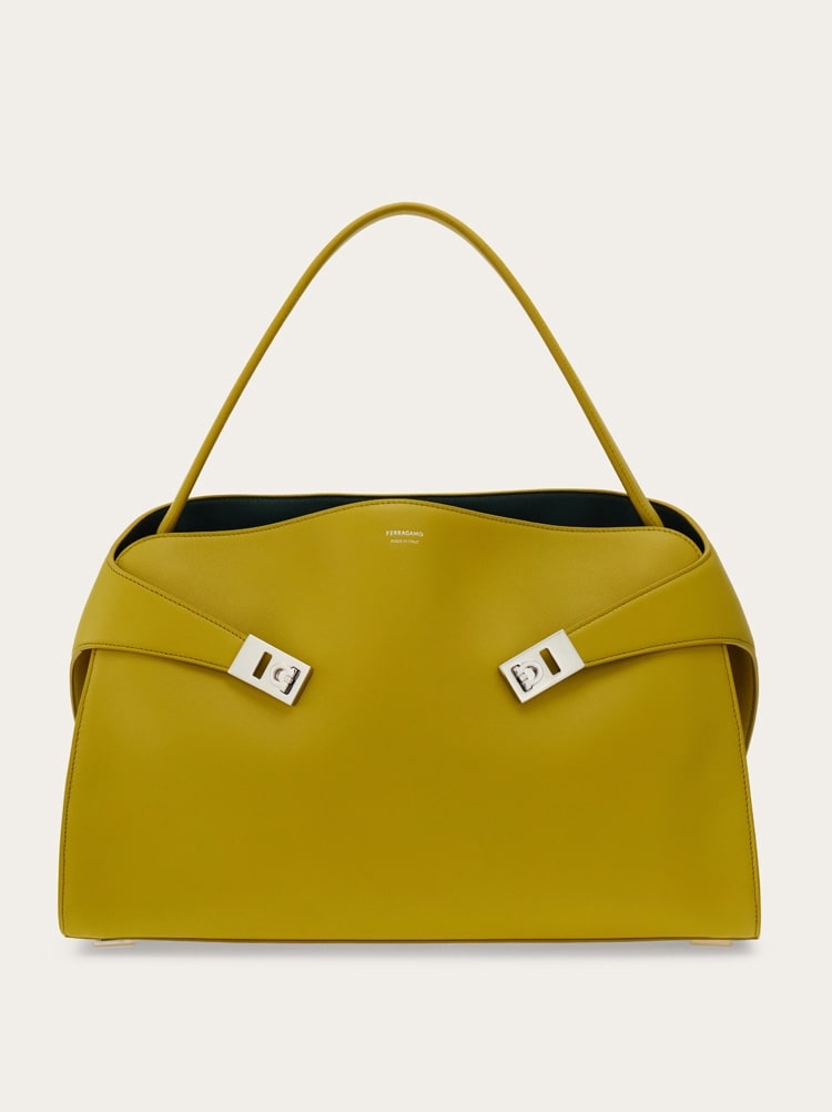 Bolso de hombro Hug soft bicolor (L) Gallery image 1