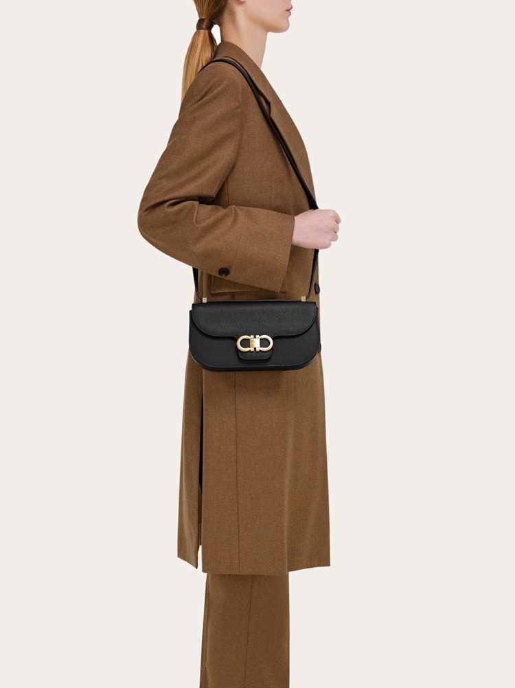 Double Gancini East-West crossbody bag Gallery image 2