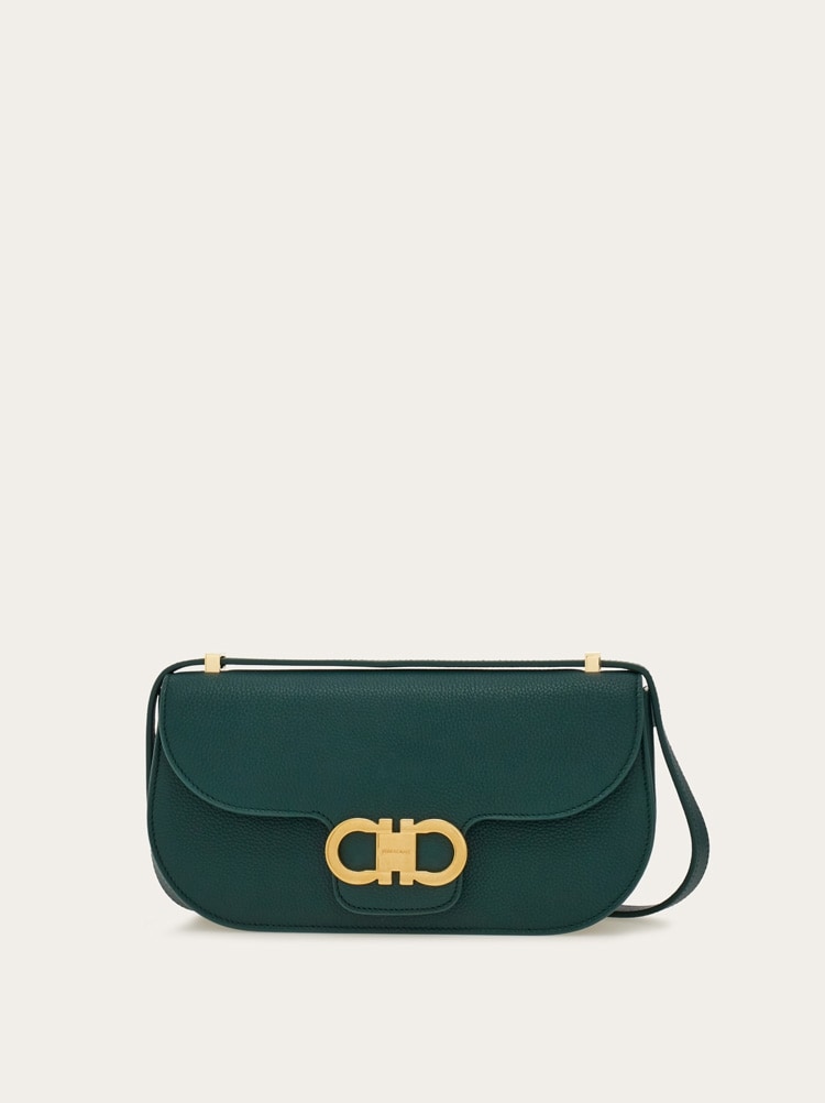 Double Gancini East-West crossbody bag Gallery image 1