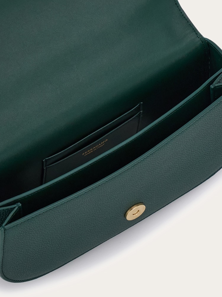 Double Gancini East-West crossbody bag Gallery image 5