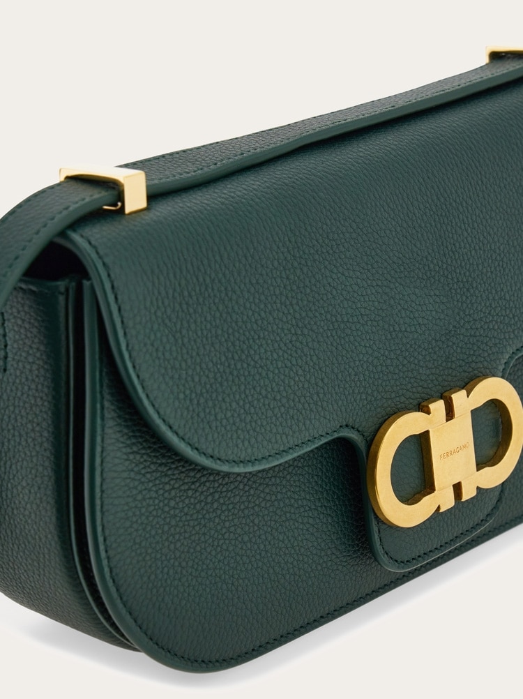 Double Gancini East-West crossbody bag Gallery image 7