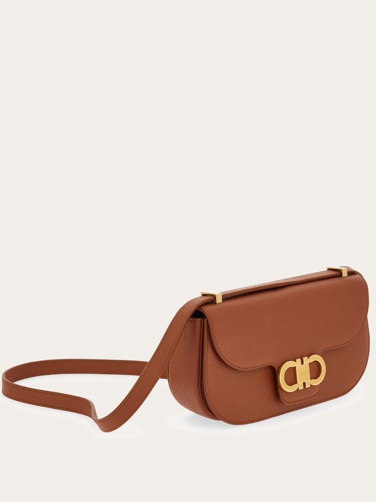 Double Gancini East-West crossbody bag Gallery image 6