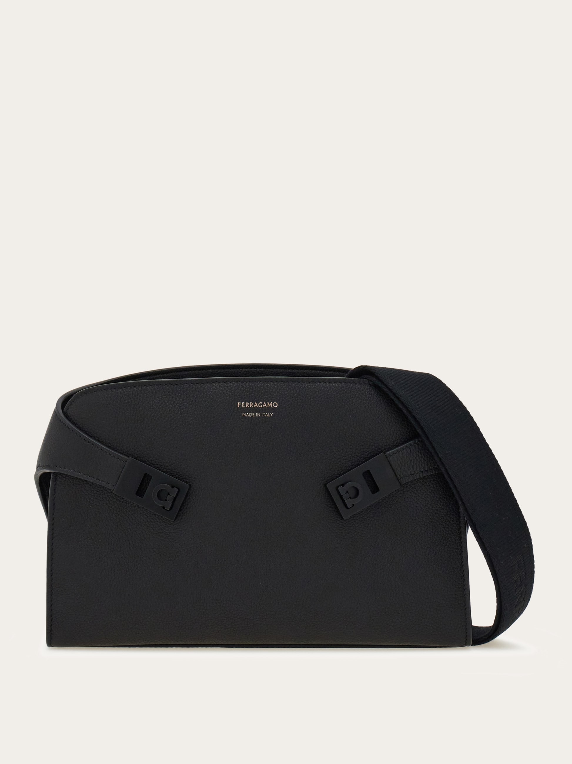 バッグ・カバンその他 FERRAGAMO Men Bags Black 0767938 NR Backpack with Gancini buckle - Men | Ferragamo