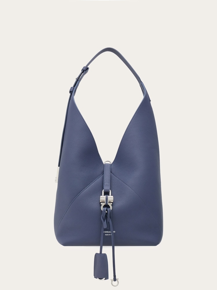 V-shaped hobo bag (M) Gallery image 1