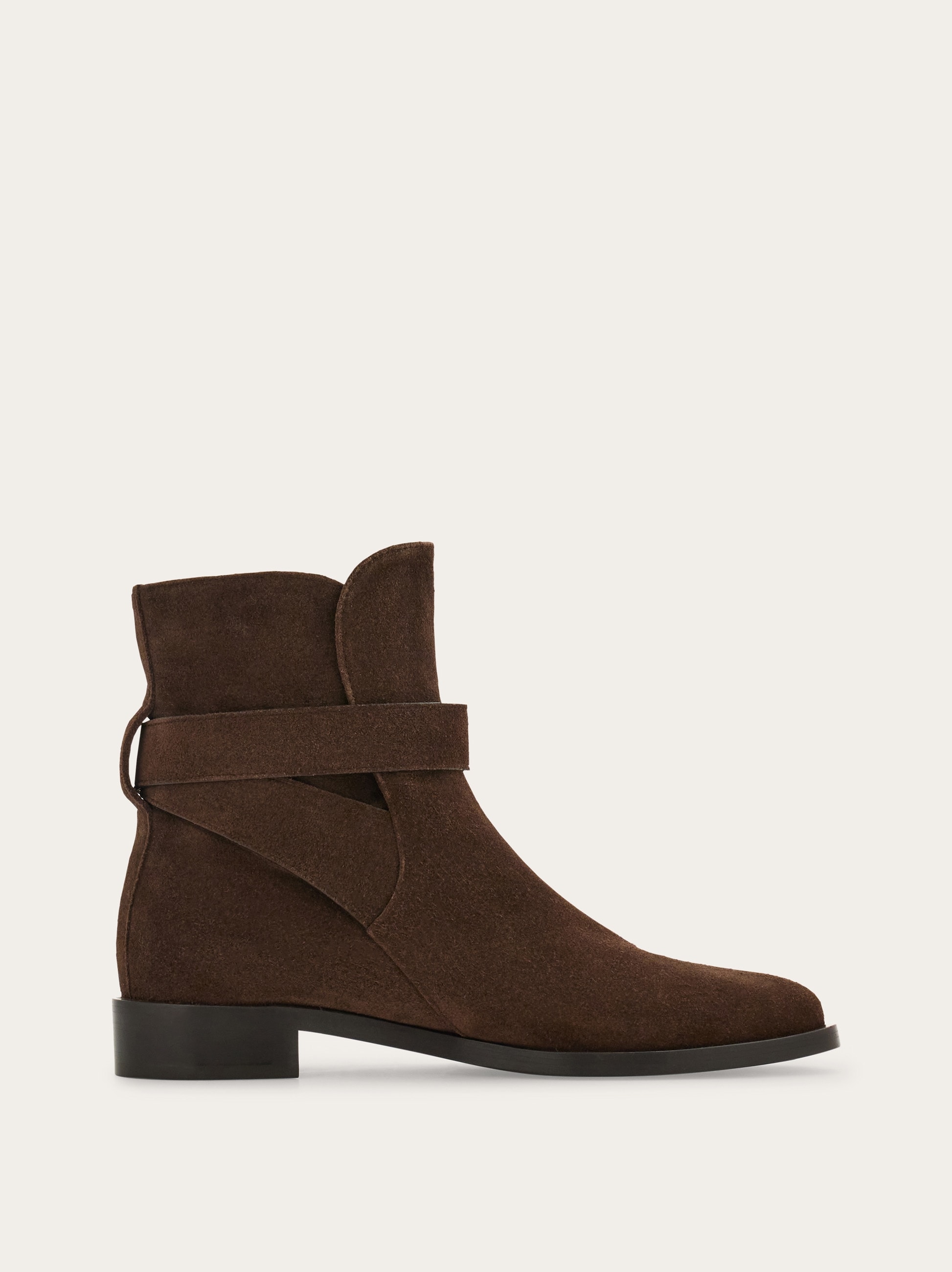 Hug buckle ankle boot - Women | Ferragamo display picture 2