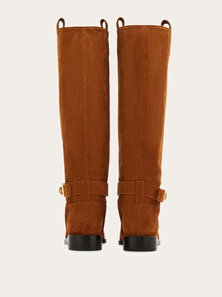 Knee high boot with Hug buckle detail Gallery image 5