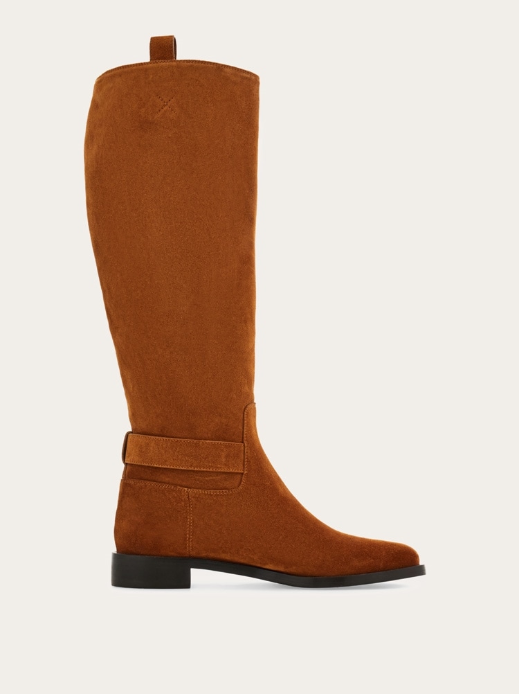 Knee high boot with Hug buckle detail Gallery image 6