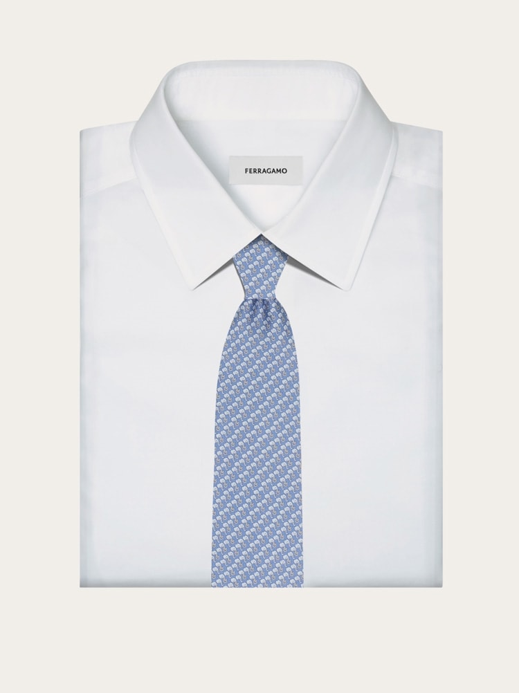 Corbata de seda estampado Elefante Gallery image 4