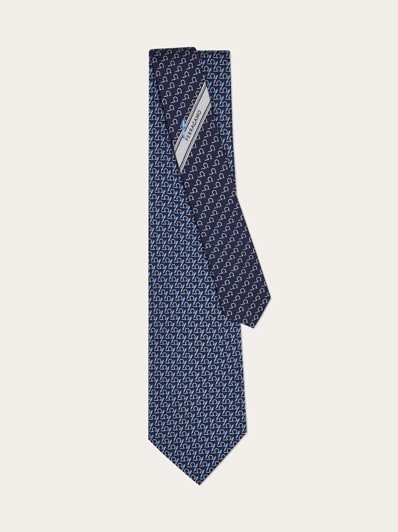 (珍しい本) SILK : Salvatore Ferragamo 洋書 Writer print silk tie - Men | Ferragamo