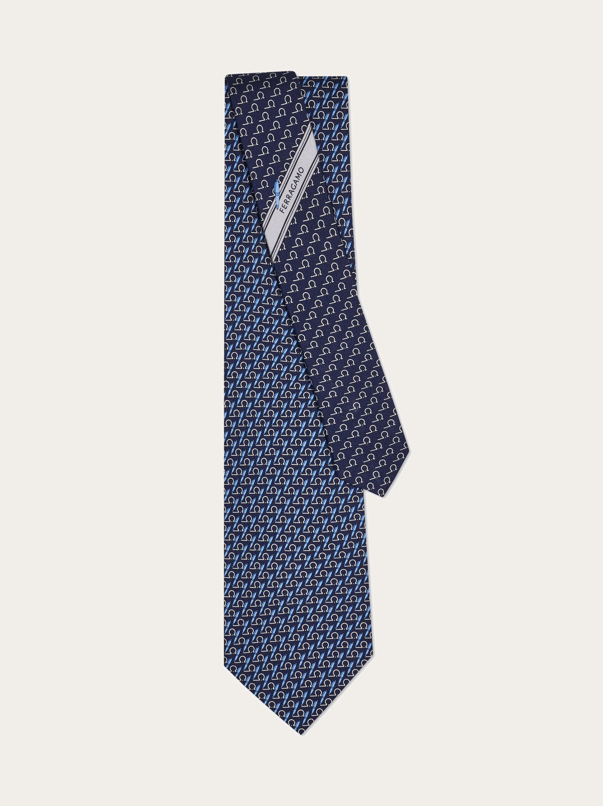 Writer print silk tie - Men | Ferragamo