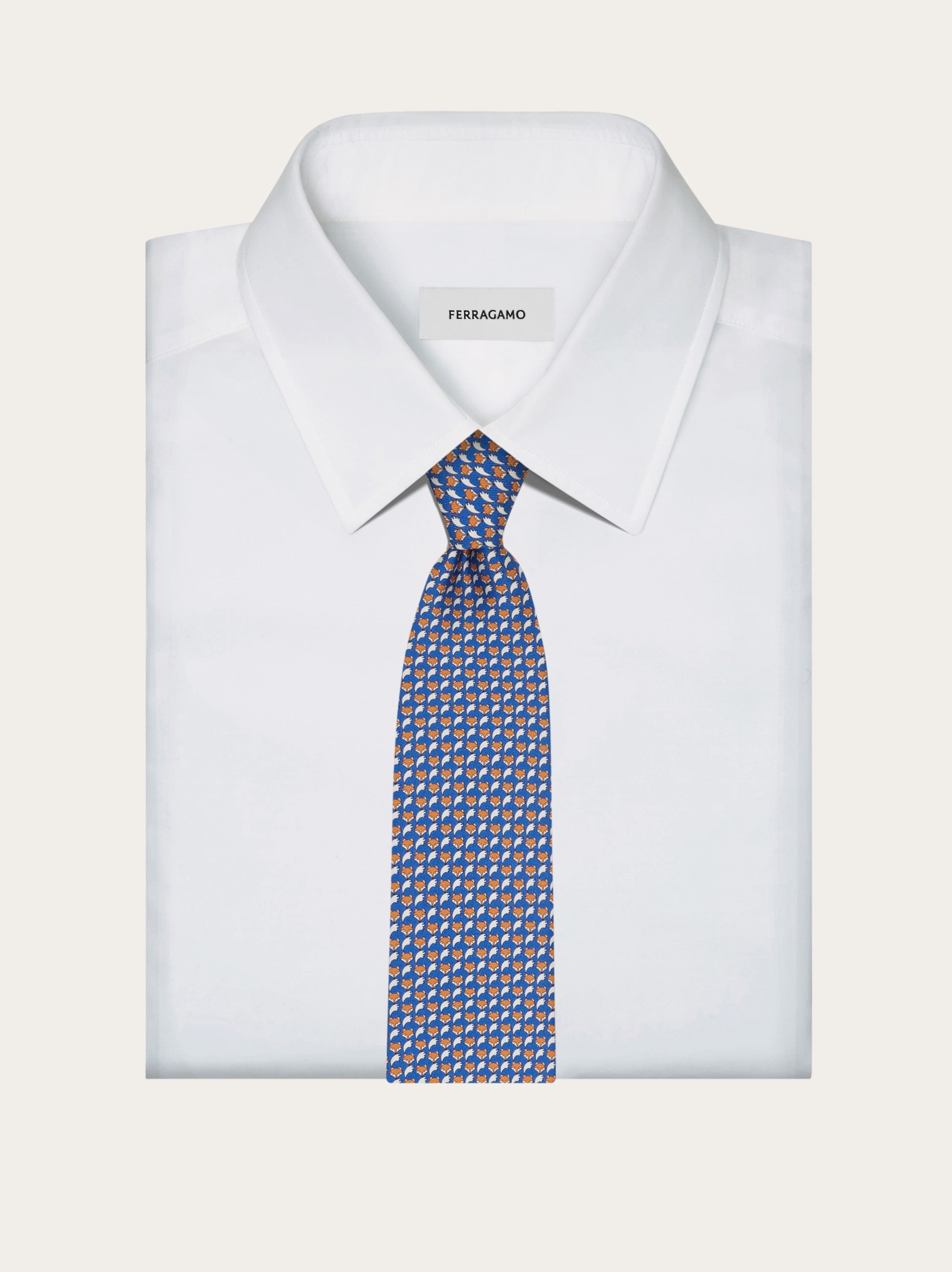 シルクプリントネクタイ - メンズ | Ferragamo
