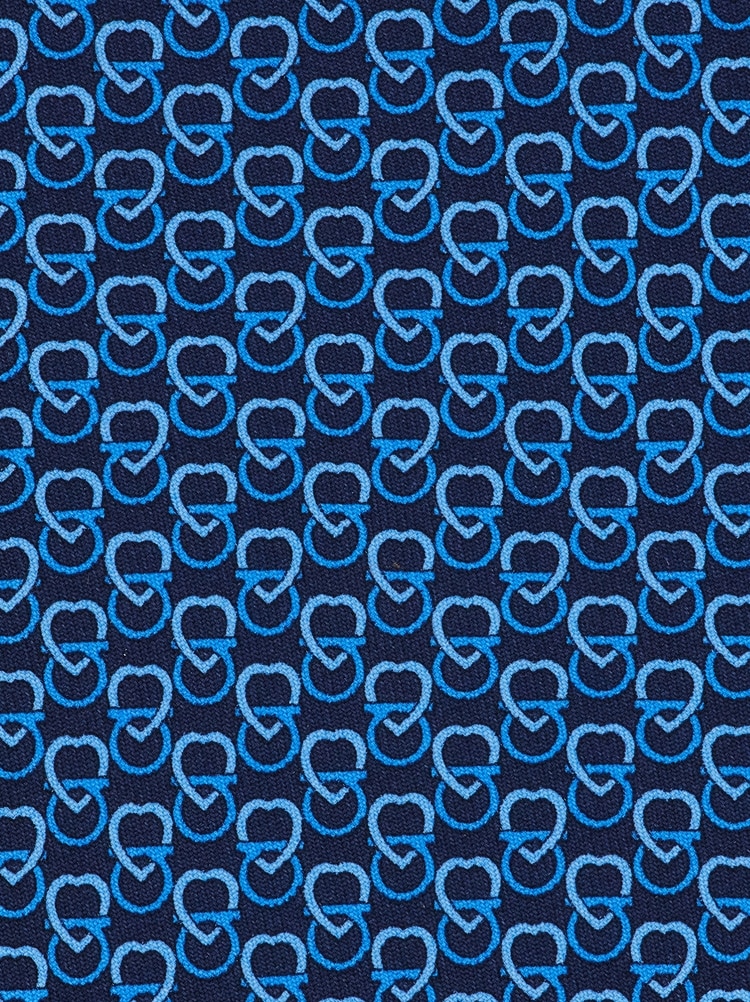 Hearts print silk tie Gallery image 2