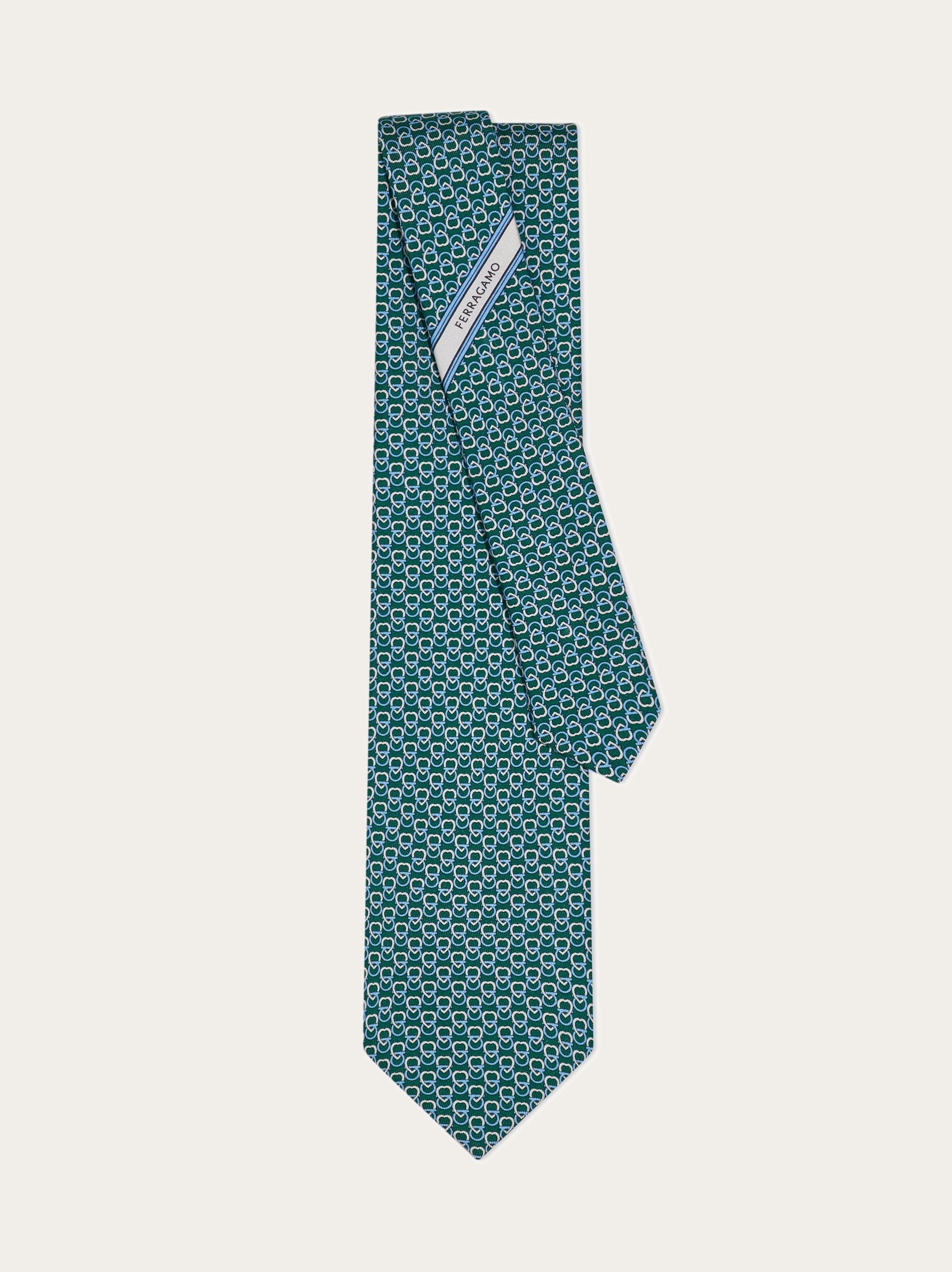 アクセサリーその他 FERRAGAMO Silk tie with Intreccio motif FERRAGAMO Varenne Silk Tie | Saks Fifth Avenue