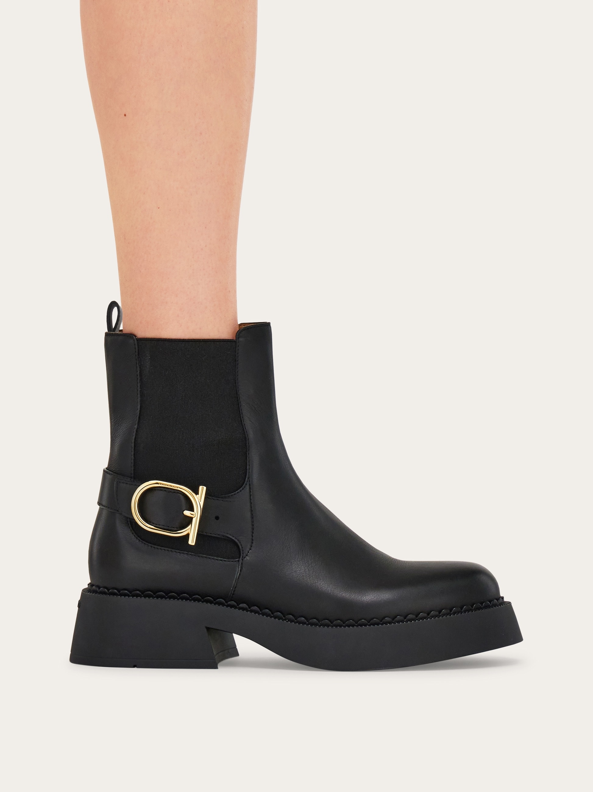 Gancini buckle Chelsea boot Women Ferragamo