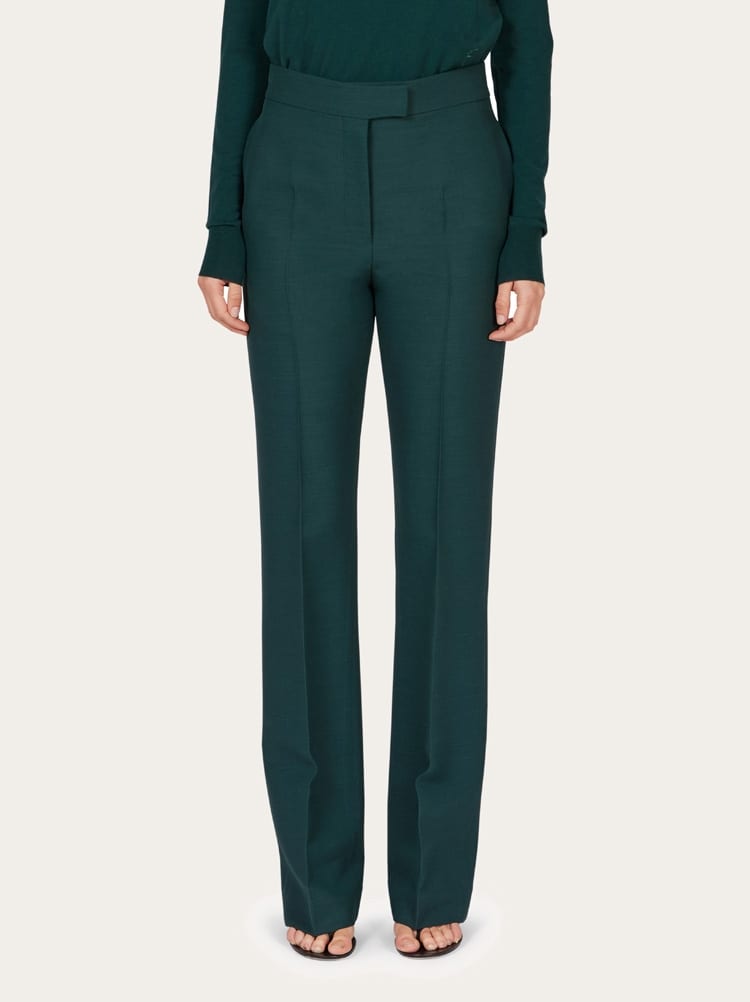 Wool faille trouser Gallery image 2
