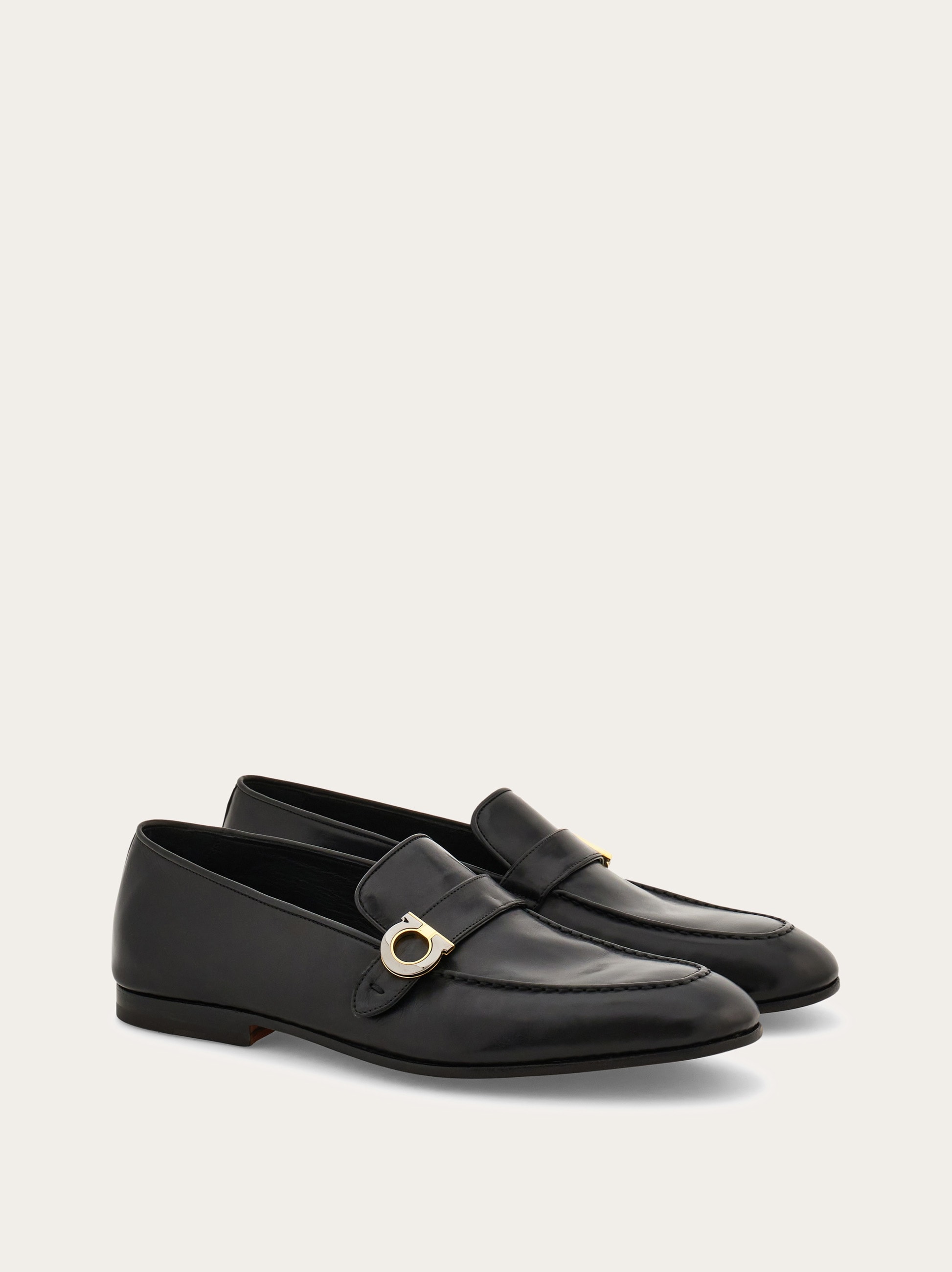 Tramezza loafer with Gancini ornament - Men | Ferragamo