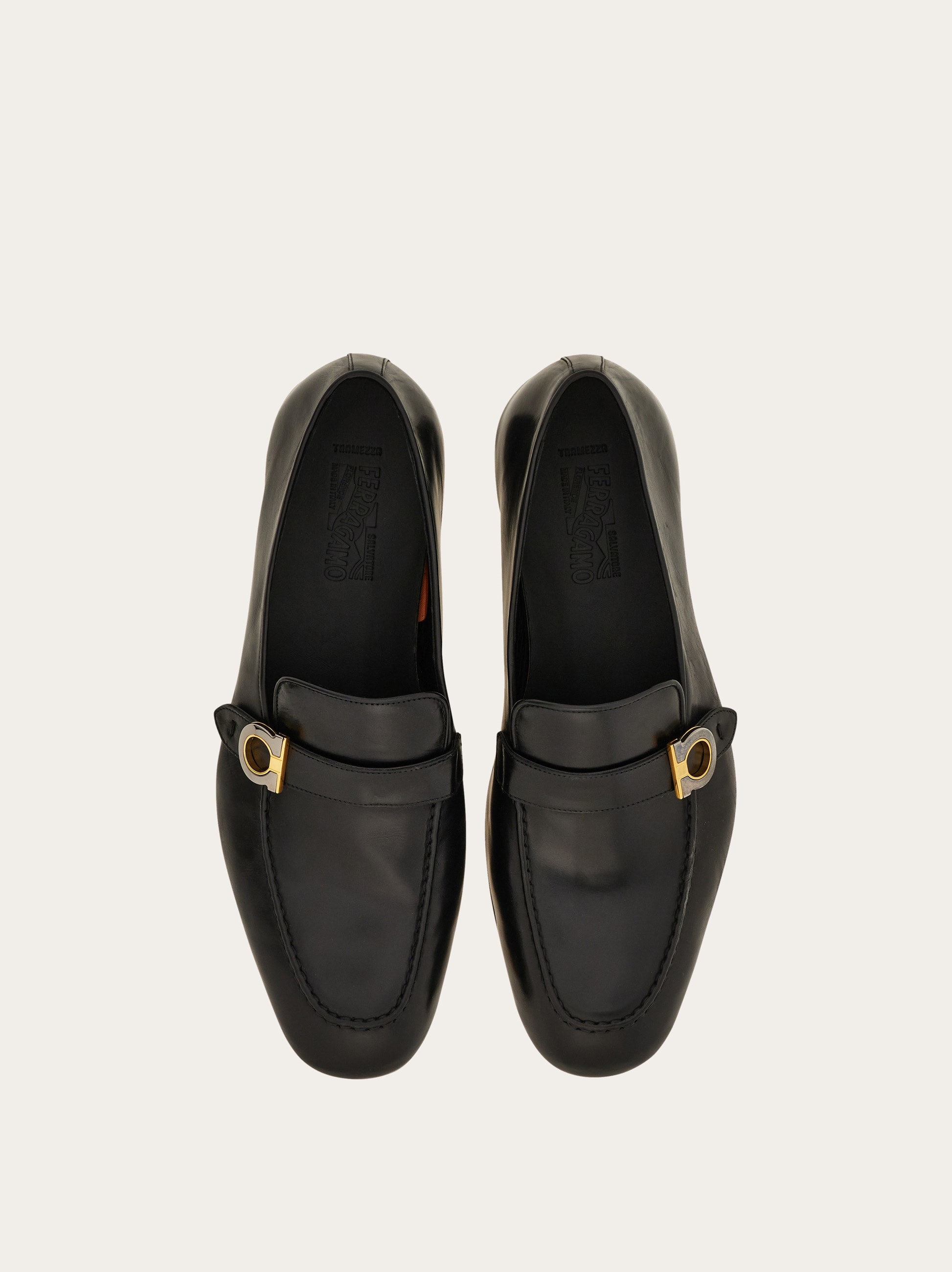 Tramezza loafer with Gancini ornament - Men | Ferragamo