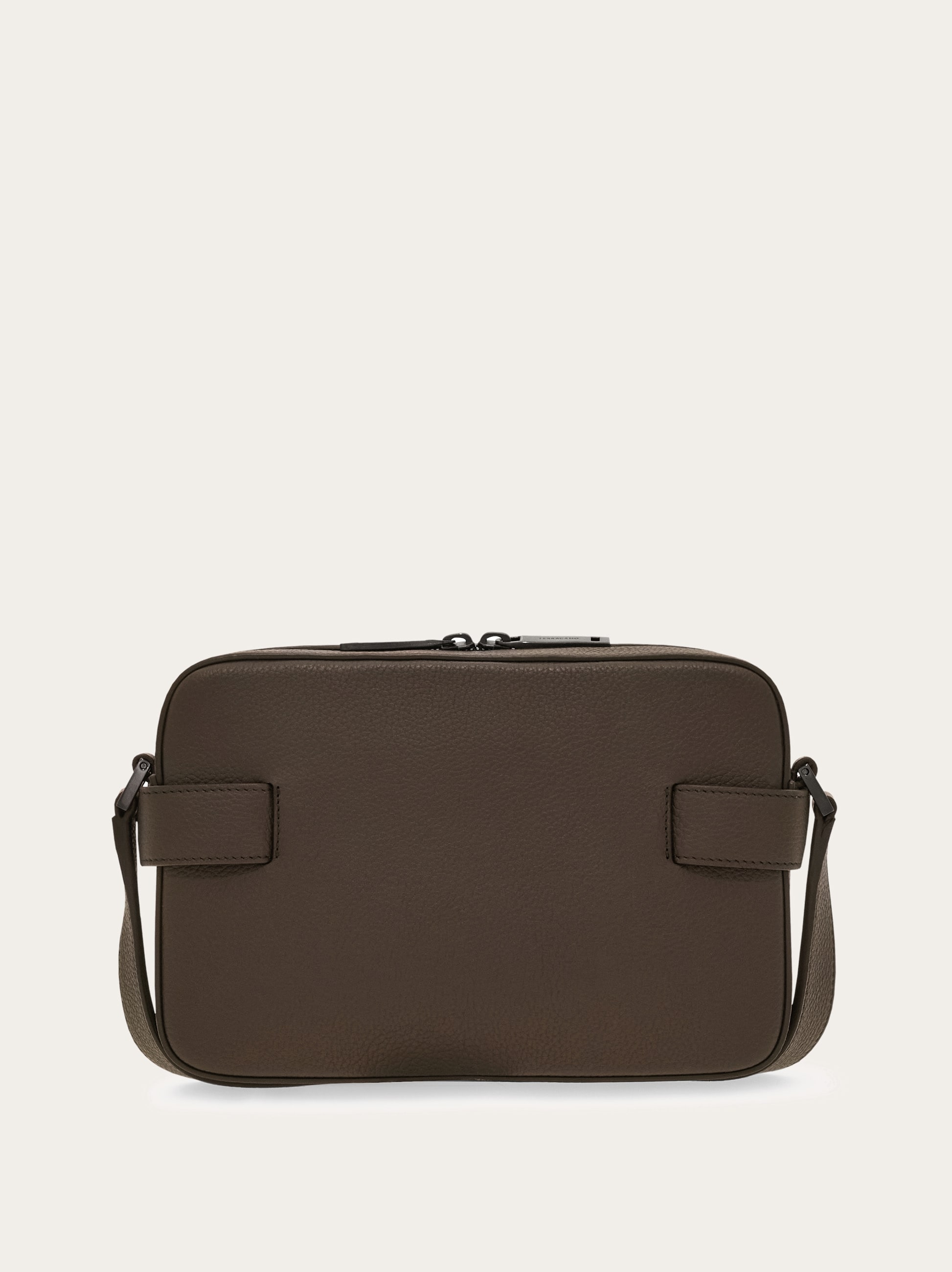 East-West crossbody bag with Hug buckle - Men | Ferragamo
