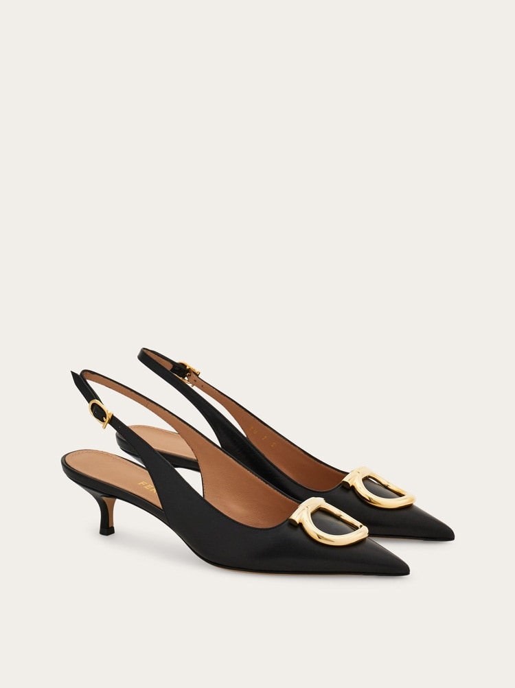 Maxi Gancini slingback pump Gallery image 2