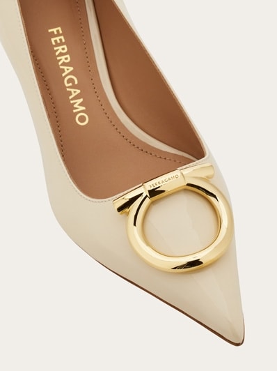 希少 Ferragamo フェラガモ デザイン パンプス リボン ガンチーニ 希少 Ferragamo フェラガモ デザイン パンプス リボン ガンチーニ