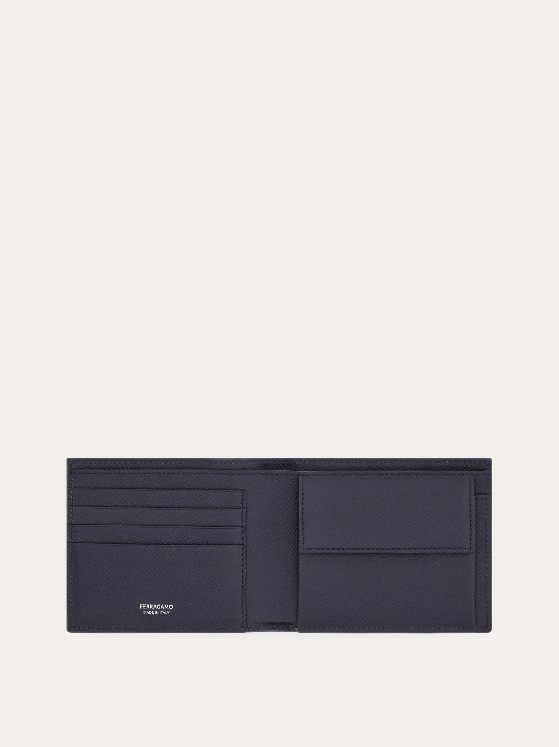Salvatore Ferragamo 三つ折り財布 ネイビー Wallet - Men | Ferragamo