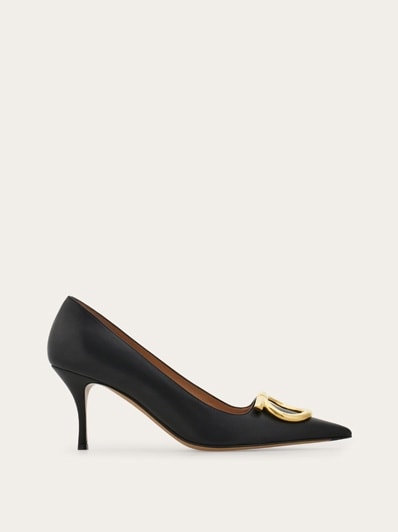 サンダル・ミュール FERRAGAMO TALLY 70\nSling Pump\nHEEL\n7.0\nMID (5 - <8 Cm) F buckle slingback pump - Women | Ferragamo