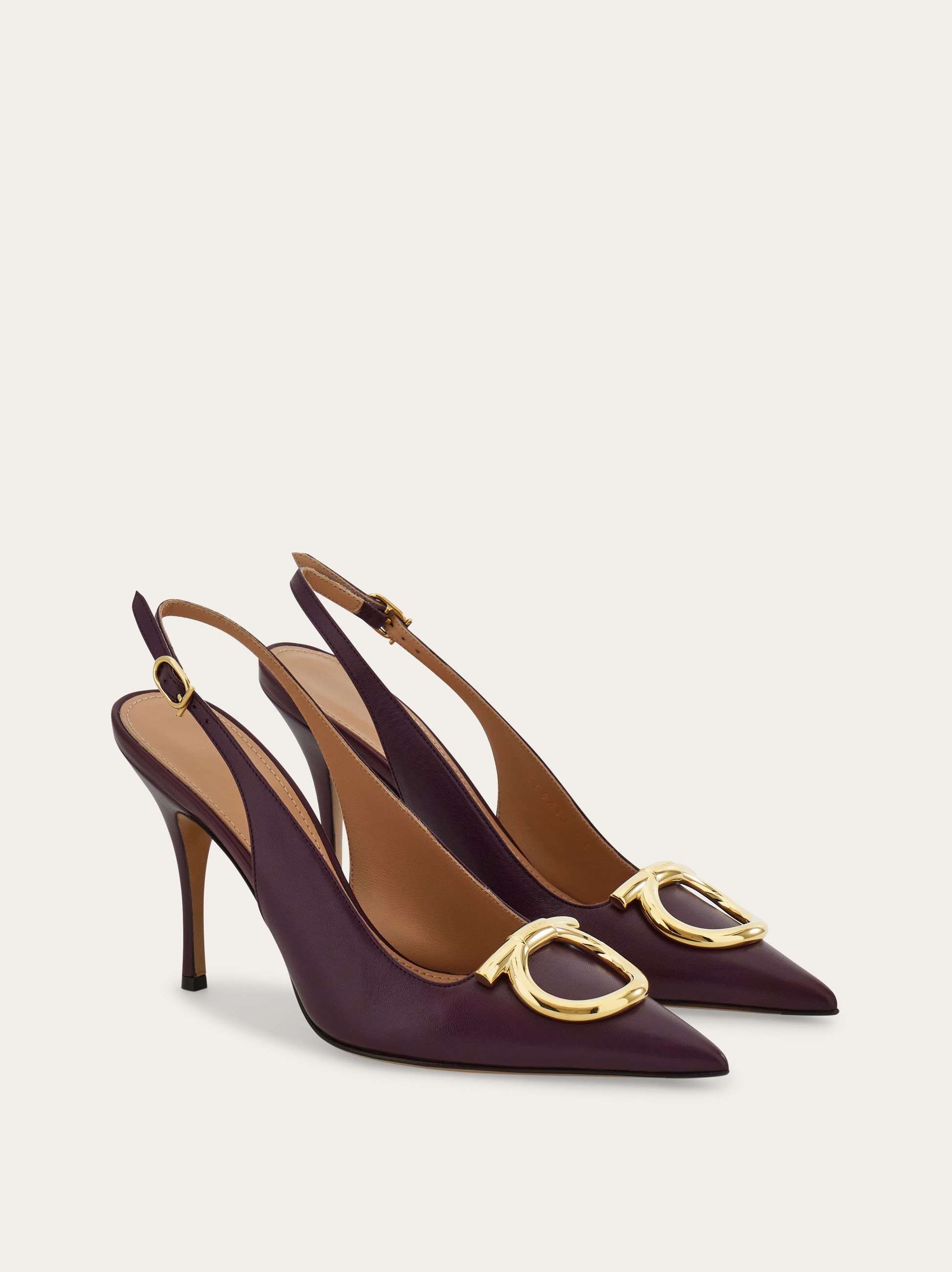 Maxi Gancini slingback pump - Women | Ferragamo