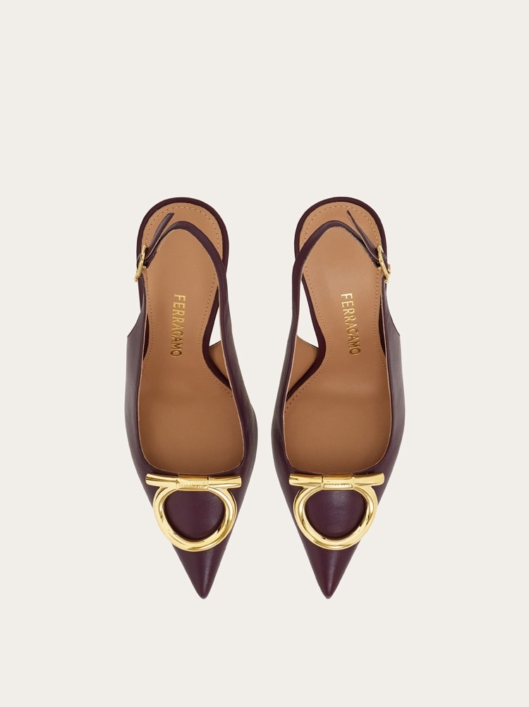 Maxi Gancini slingback pump Gallery image 3